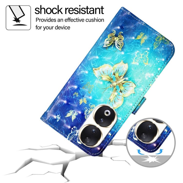 For Honor 90 3D Painting Horizontal Flip Leather Phone Case