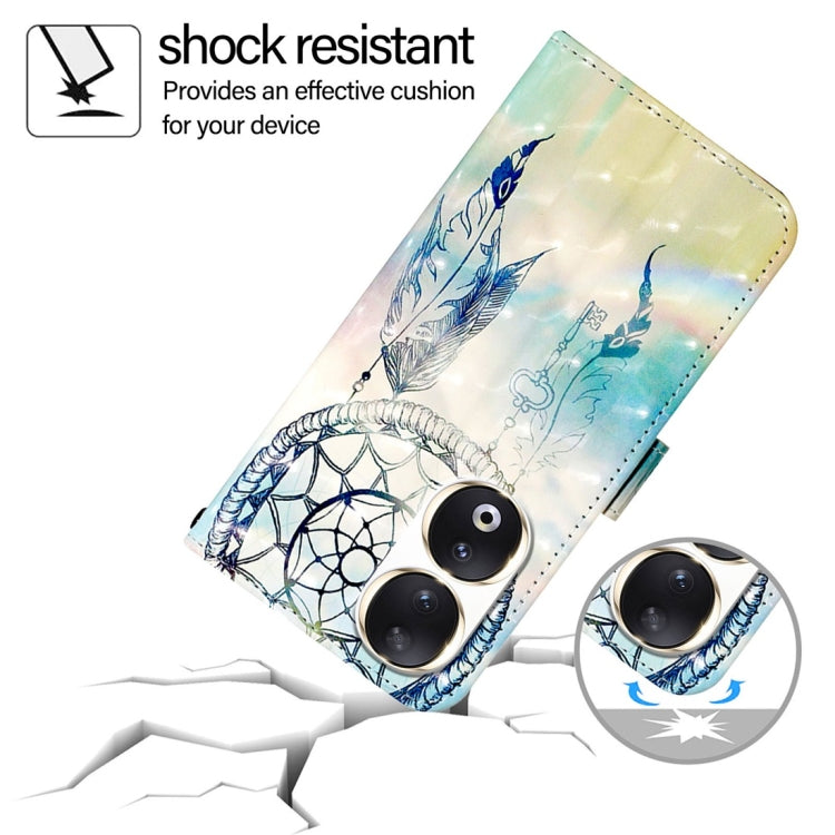 For Honor 90 3D Painting Horizontal Flip Leather Phone Case