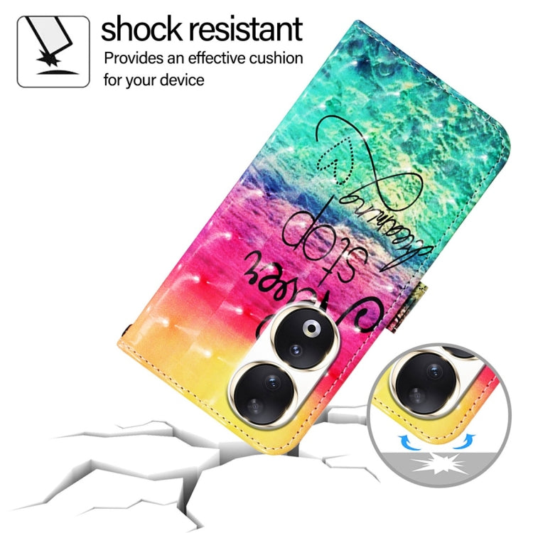 For Honor 90 3D Painting Horizontal Flip Leather Phone Case