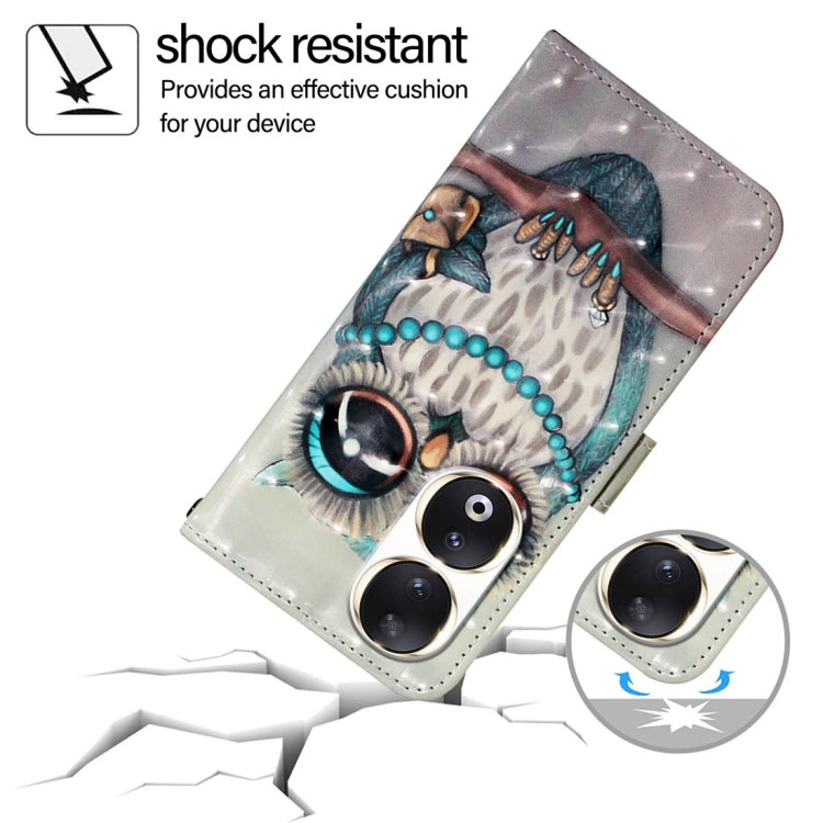 For Honor 90 3D Painting Horizontal Flip Leather Phone Case