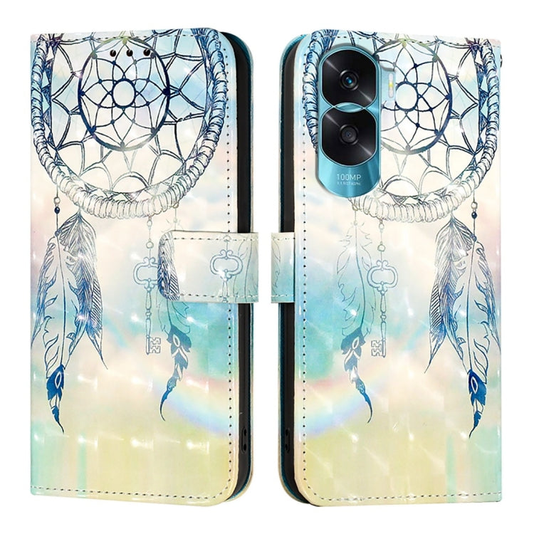 For Honor 90 Lite / X50i 3D Painting Horizontal Flip Leather Phone Case