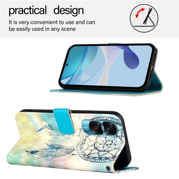 For Honor 90 Lite / X50i 3D Painting Horizontal Flip Leather Phone Case