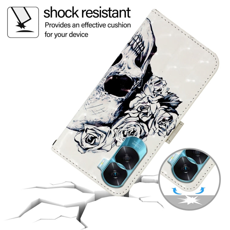 For Honor 90 Lite / X50i 3D Painting Horizontal Flip Leather Phone Case