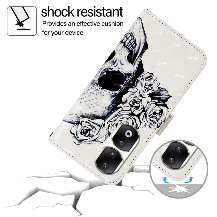 For Honor 90 Pro 3D Painting Horizontal Flip Leather Phone Case