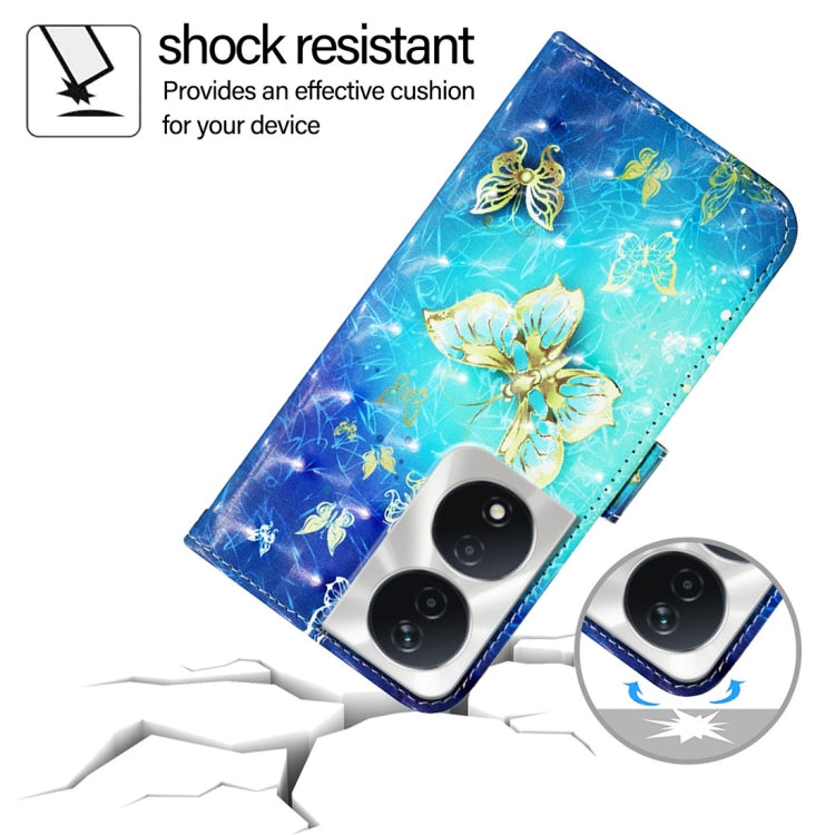 For Honor 90 Smart / X7b 4G / 5G Global 3D Painting Horizontal Flip Leather Phone Case