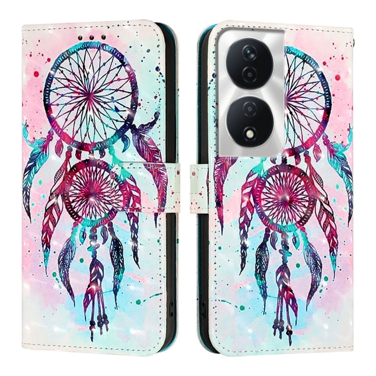 For Honor 90 Smart / X7b 4G / 5G Global 3D Painting Horizontal Flip Leather Phone Case