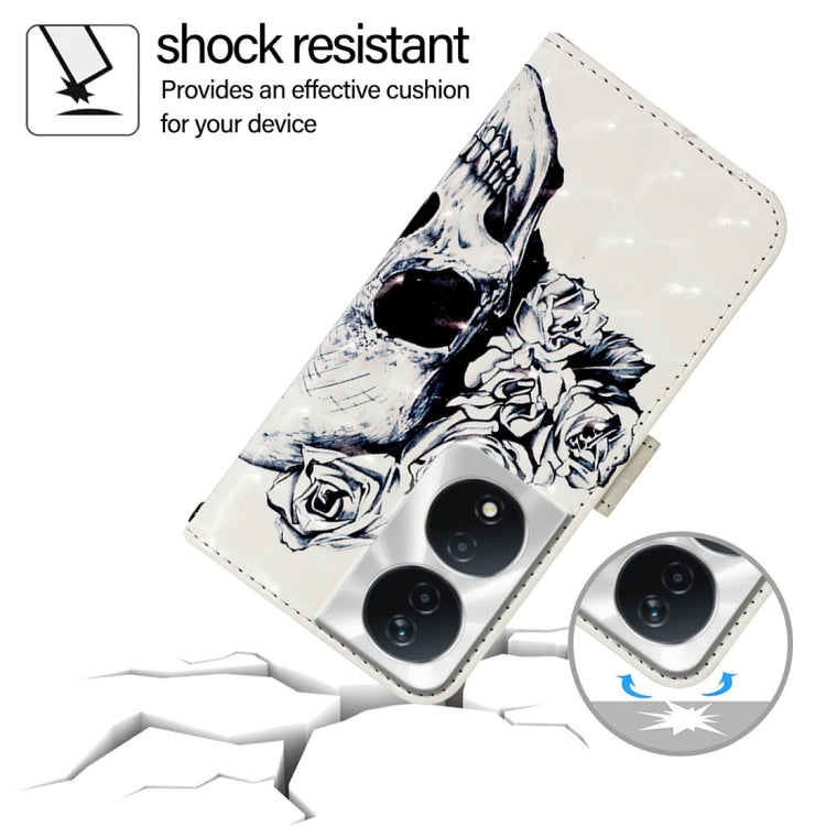 For Honor 90 Smart / X7b 4G / 5G Global 3D Painting Horizontal Flip Leather Phone Case