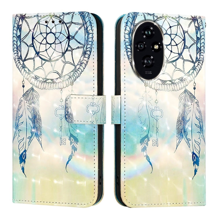 For Honor 200 3D Painting Horizontal Flip Leather Phone Case