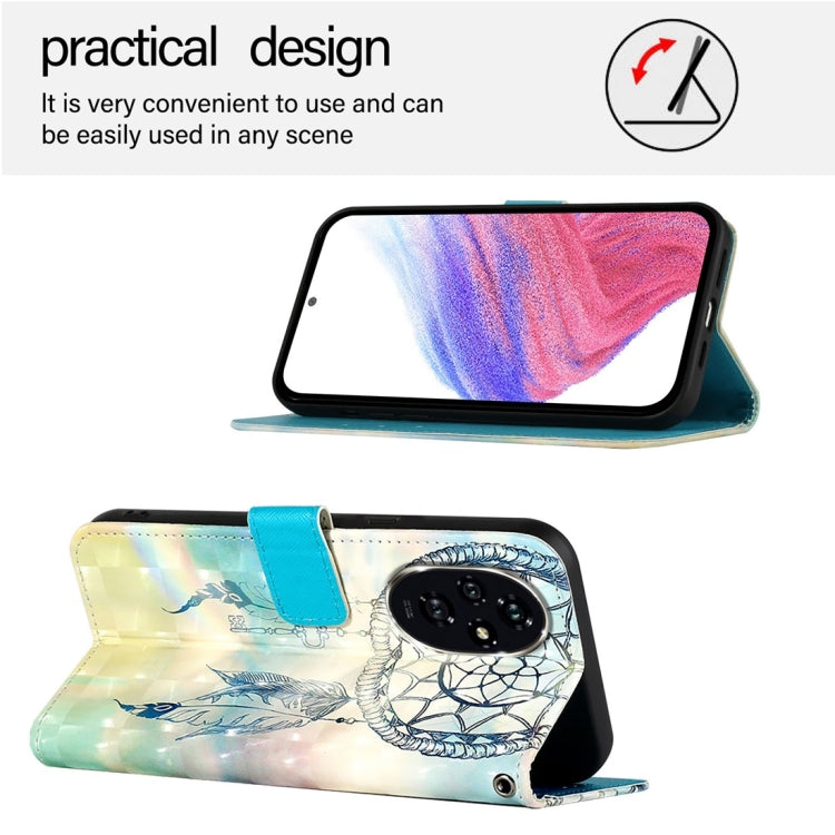 For Honor 200 3D Painting Horizontal Flip Leather Phone Case