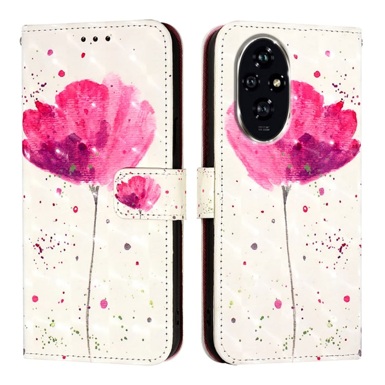 For Honor 200 3D Painting Horizontal Flip Leather Phone Case