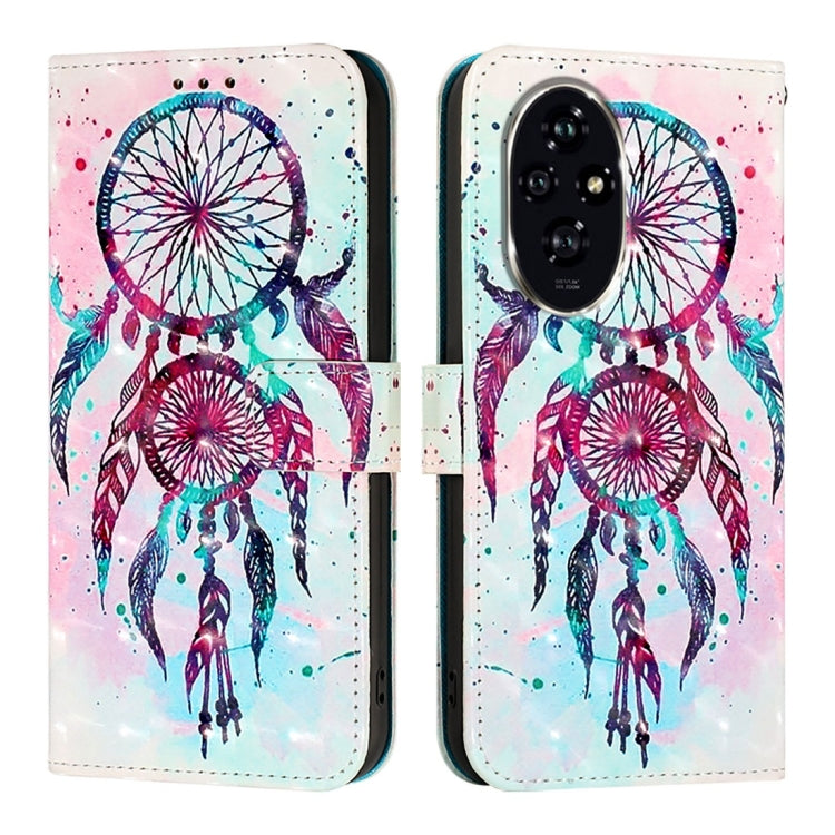 For Honor 200 3D Painting Horizontal Flip Leather Phone Case