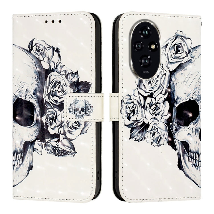 For Honor 200 3D Painting Horizontal Flip Leather Phone Case