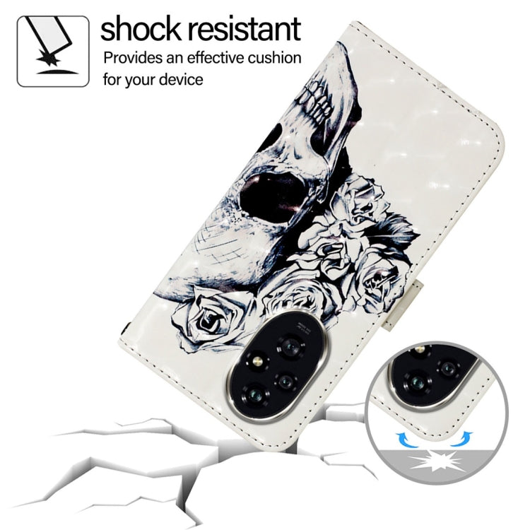 For Honor 200 3D Painting Horizontal Flip Leather Phone Case