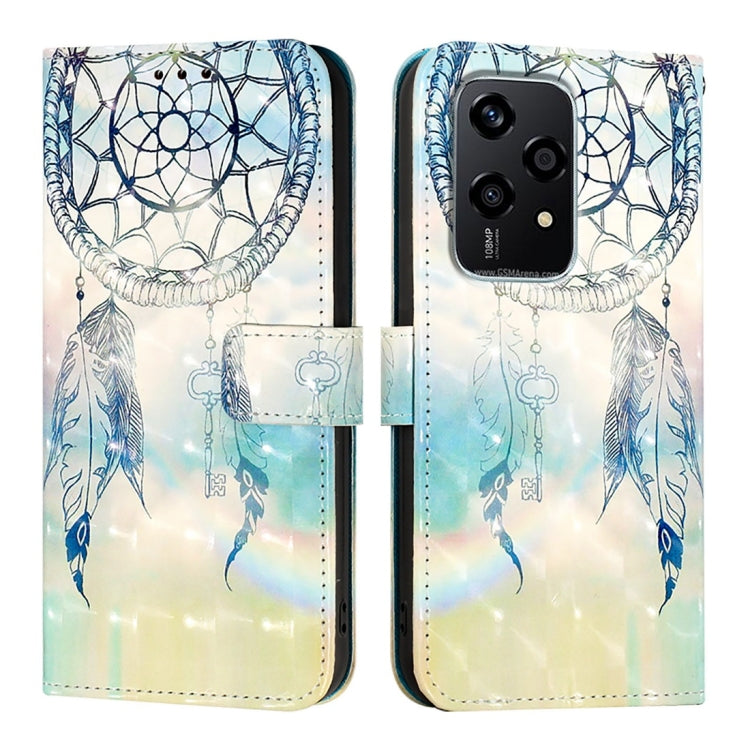 For Honor 200 Lite Global 3D Painting Horizontal Flip Leather Phone Case