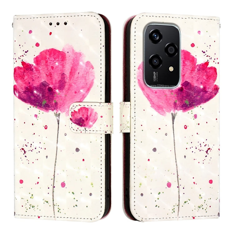 For Honor 200 Lite Global 3D Painting Horizontal Flip Leather Phone Case