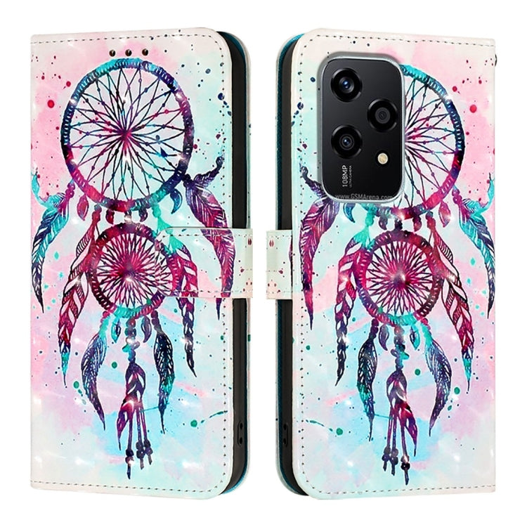 For Honor 200 Lite Global 3D Painting Horizontal Flip Leather Phone Case