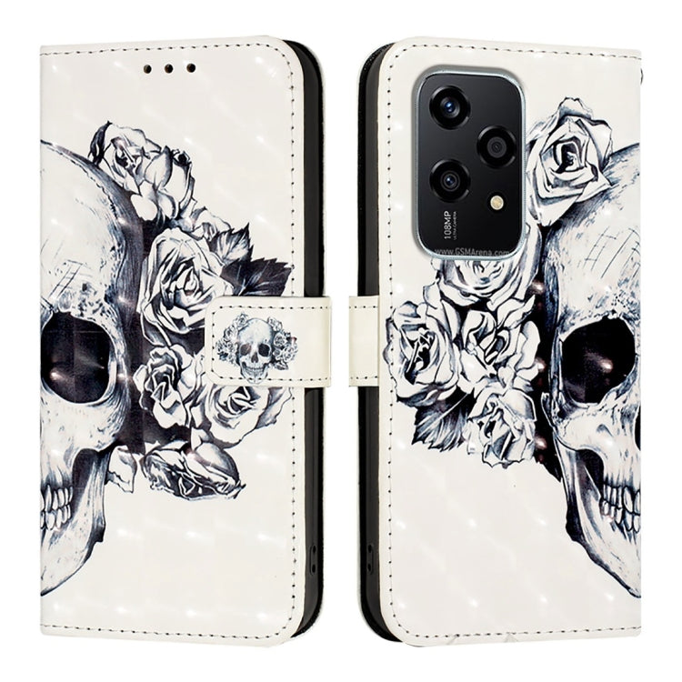 For Honor 200 Lite Global 3D Painting Horizontal Flip Leather Phone Case