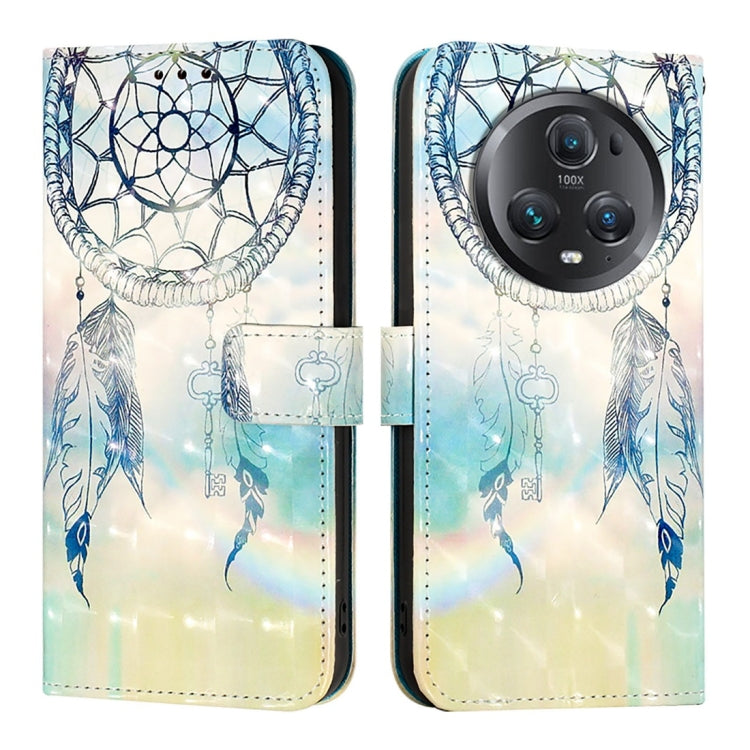 For Honor Magic5 Pro 3D Painting Horizontal Flip Leather Phone Case