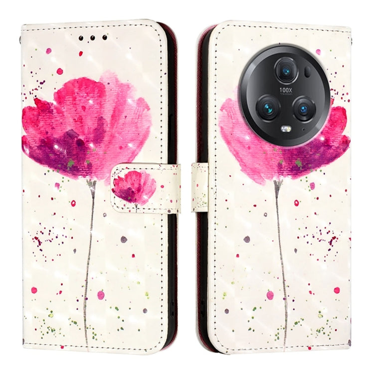For Honor Magic5 Pro 3D Painting Horizontal Flip Leather Phone Case