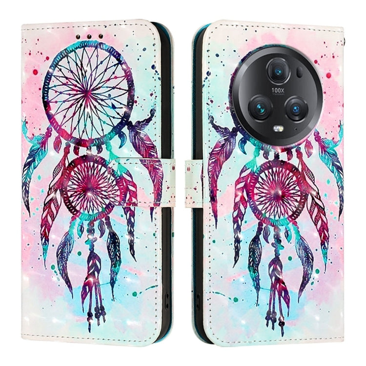 For Honor Magic5 Pro 3D Painting Horizontal Flip Leather Phone Case