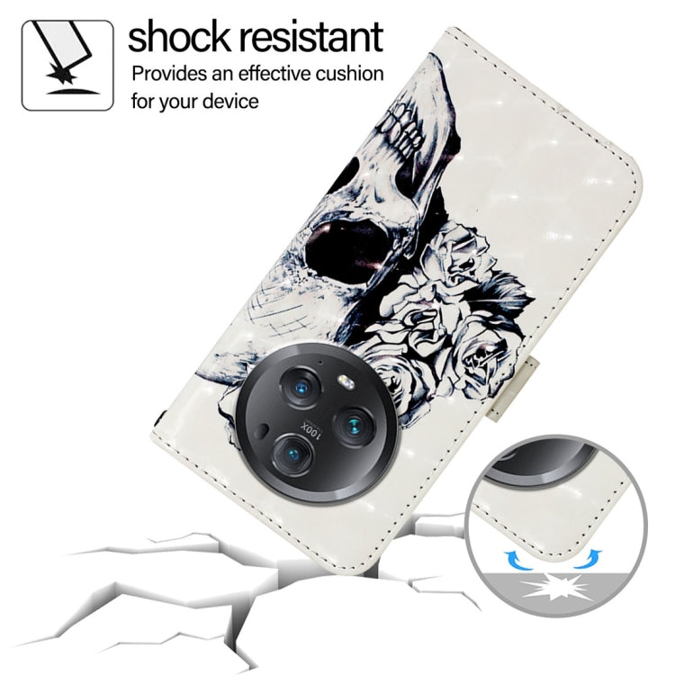 For Honor Magic5 Pro 3D Painting Horizontal Flip Leather Phone Case