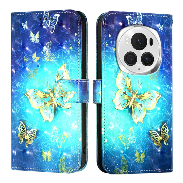 For Honor Magic6 Pro Global 3D Painting Horizontal Flip Leather Phone Case