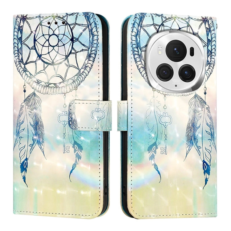 For Honor Magic6 Pro Global 3D Painting Horizontal Flip Leather Phone Case