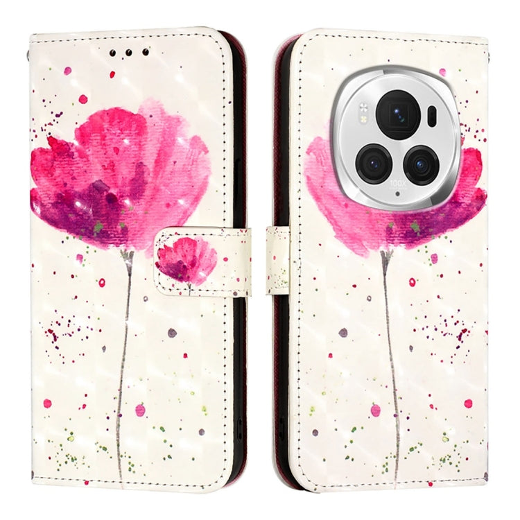 For Honor Magic6 Pro Global 3D Painting Horizontal Flip Leather Phone Case