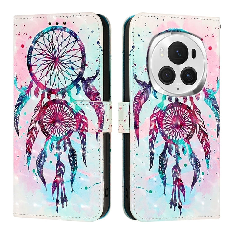 For Honor Magic6 Pro Global 3D Painting Horizontal Flip Leather Phone Case
