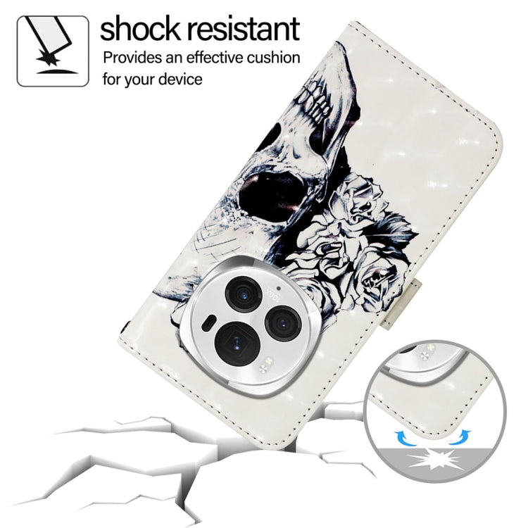 For Honor Magic6 Pro Global 3D Painting Horizontal Flip Leather Phone Case