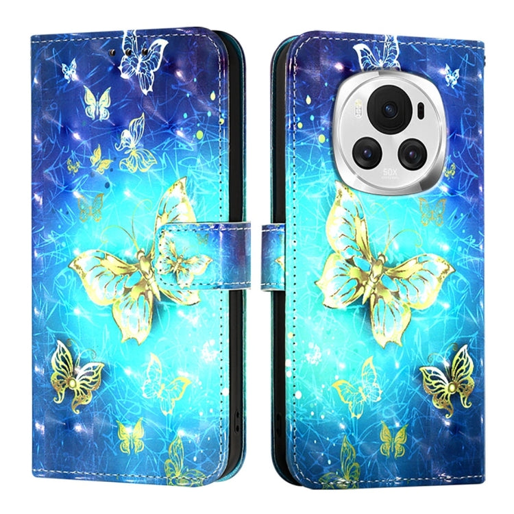 For Honor Magic6 Global 3D Painting Horizontal Flip Leather Phone Case