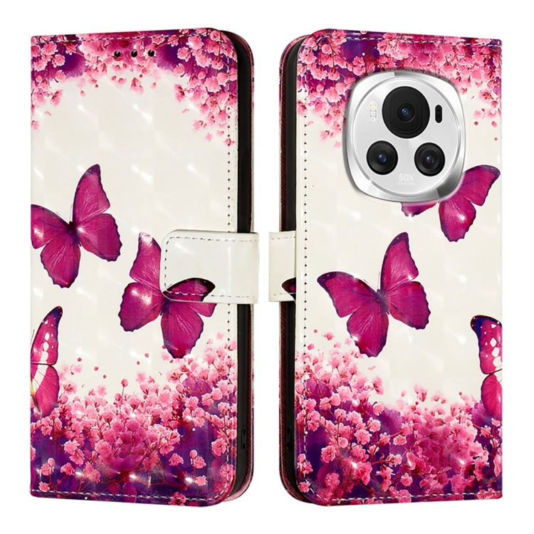 For Honor Magic6 Global 3D Painting Horizontal Flip Leather Phone Case