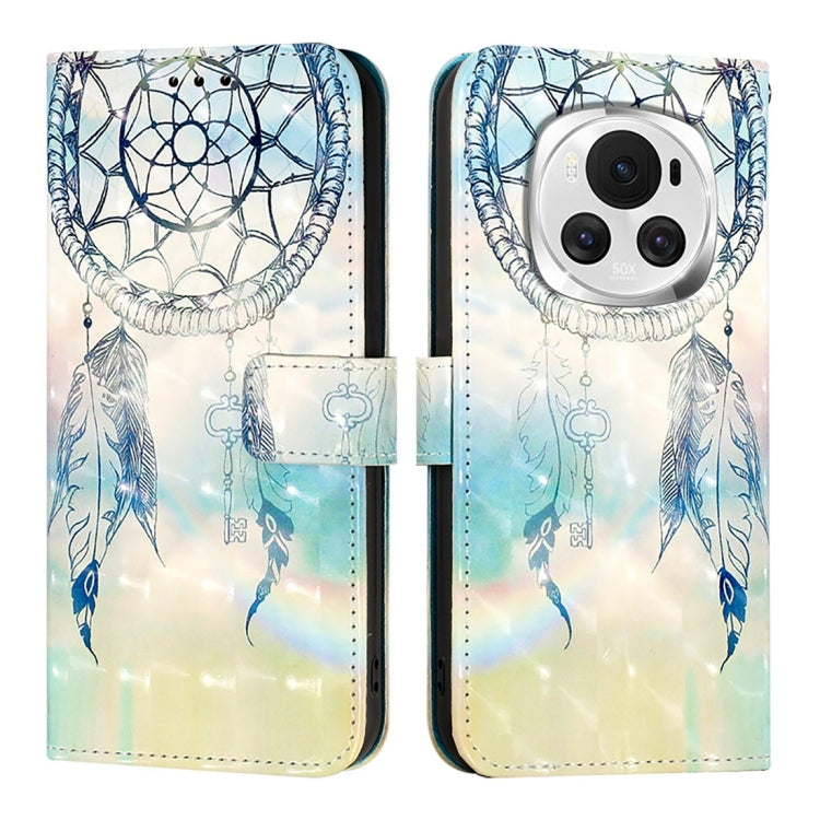 For Honor Magic6 Global 3D Painting Horizontal Flip Leather Phone Case