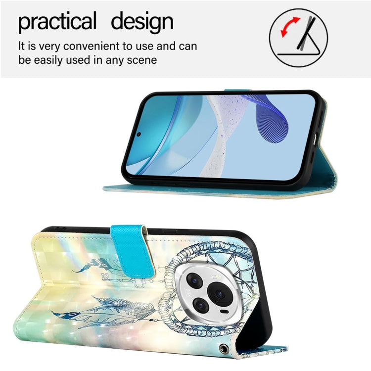 For Honor Magic6 Global 3D Painting Horizontal Flip Leather Phone Case