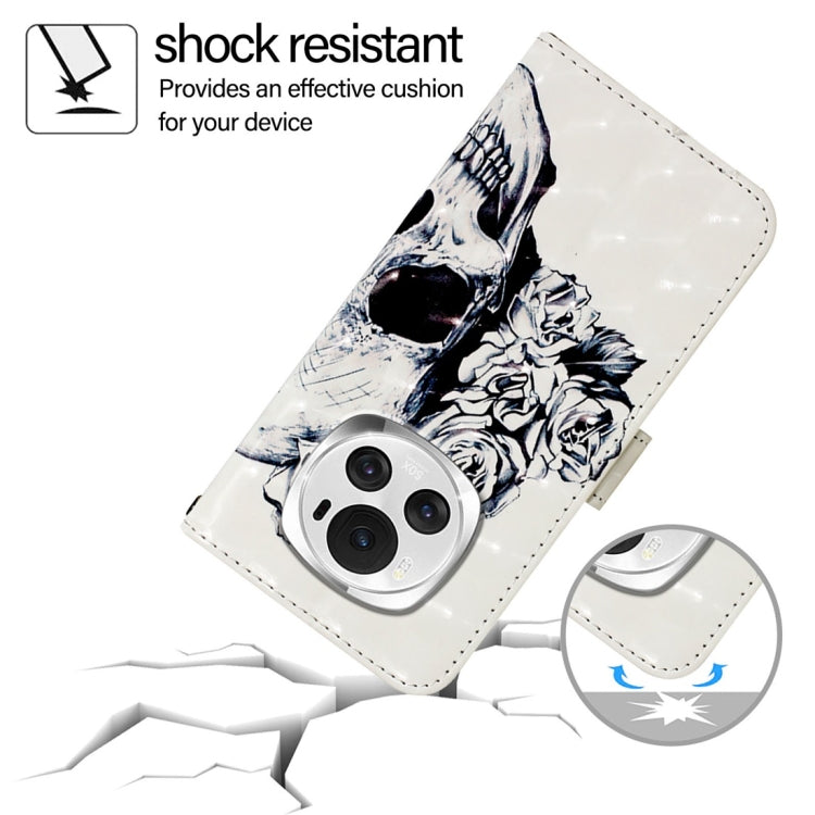 For Honor Magic6 Global 3D Painting Horizontal Flip Leather Phone Case