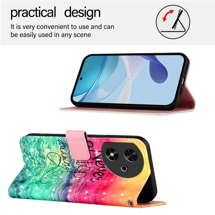 For Honor Play 50 3D Painting Horizontal Flip Leather Phone Case