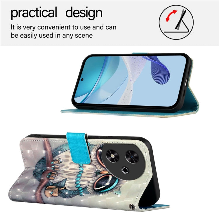 For Honor Play 50 3D Painting Horizontal Flip Leather Phone Case