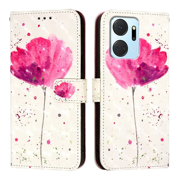 For Honor X7a / Play7T 3D Painting Horizontal Flip Leather Phone Case