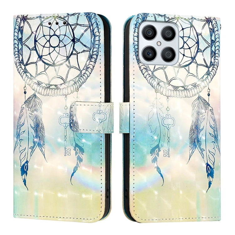 For Honor X8 4G / X30i / Play6T Pro 3D Painting Horizontal Flip Leather Phone Case