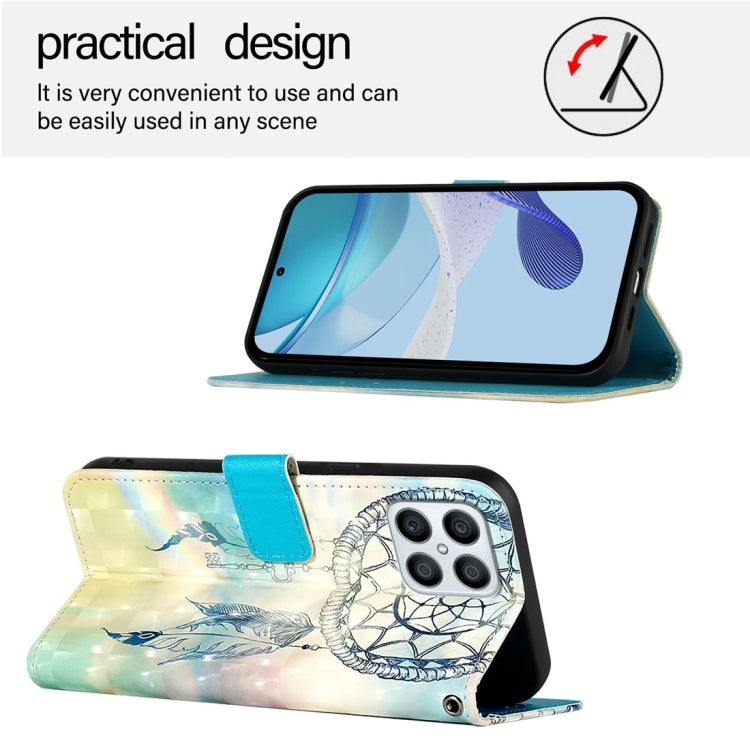For Honor X8 4G / X30i / Play6T Pro 3D Painting Horizontal Flip Leather Phone Case