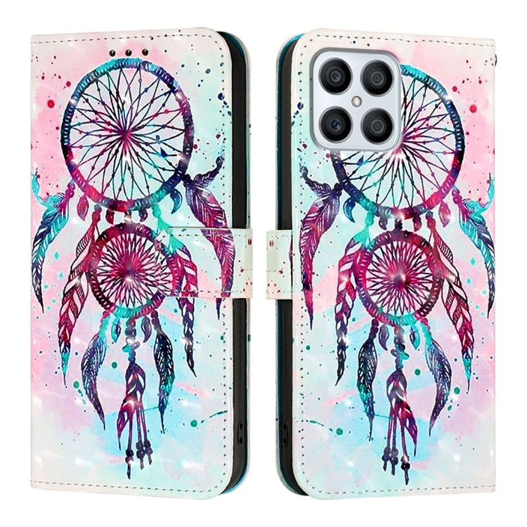 For Honor X8 4G / X30i / Play6T Pro 3D Painting Horizontal Flip Leather Phone Case