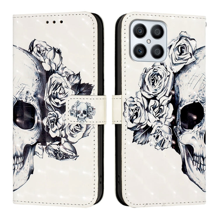 For Honor X8 4G / X30i / Play6T Pro 3D Painting Horizontal Flip Leather Phone Case