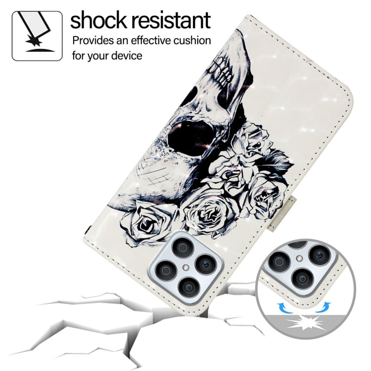 For Honor X8 4G / X30i / Play6T Pro 3D Painting Horizontal Flip Leather Phone Case
