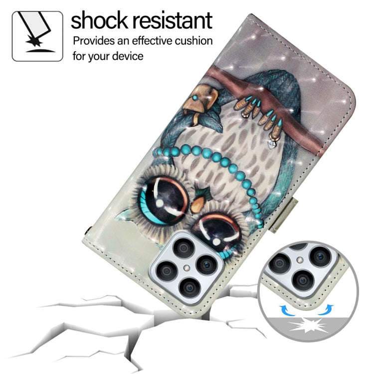 For Honor X8 4G / X30i / Play6T Pro 3D Painting Horizontal Flip Leather Phone Case