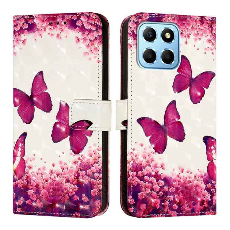For Honor X8 5G / X8a / X6 / X6s Global 3D Painting Horizontal Flip Leather Phone Case