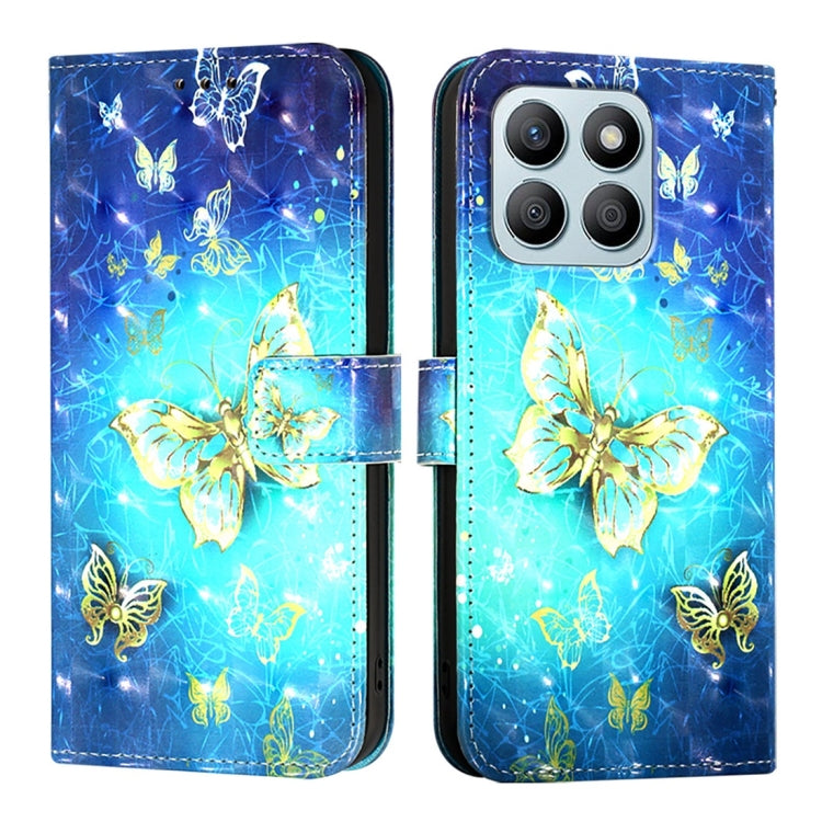For Honor X8b Global 3D Painting Horizontal Flip Leather Phone Case