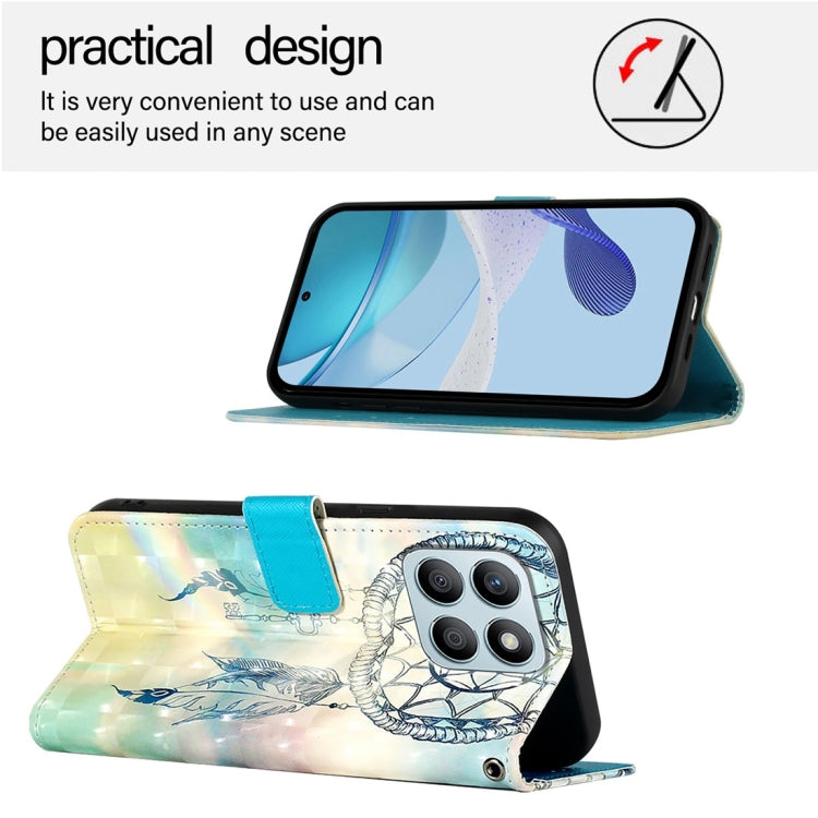 For Honor X8b Global 3D Painting Horizontal Flip Leather Phone Case