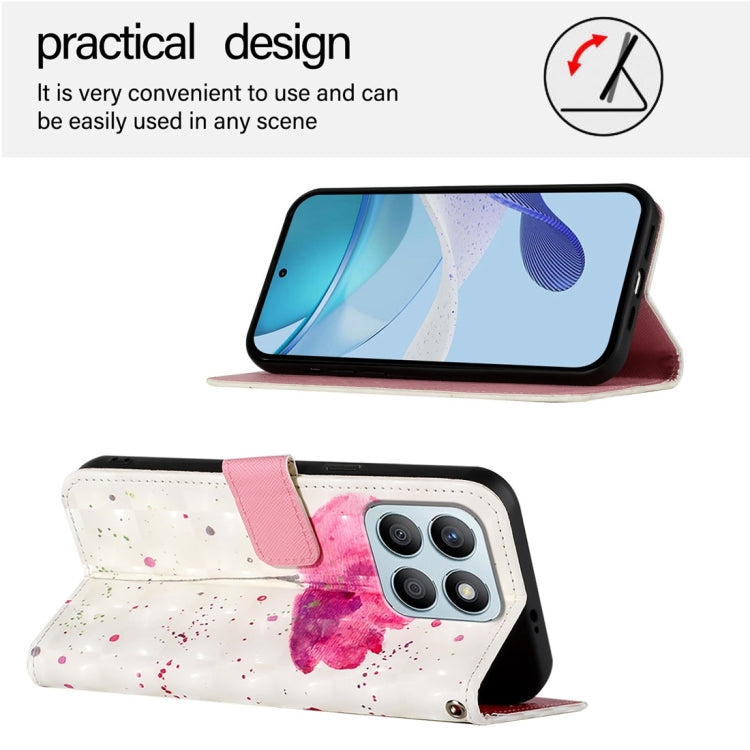 For Honor X8b Global 3D Painting Horizontal Flip Leather Phone Case
