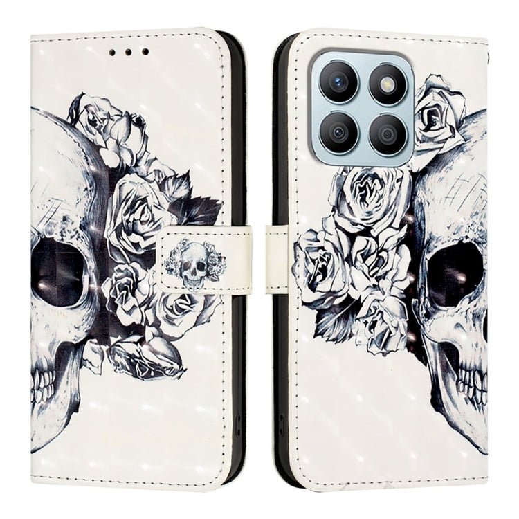 For Honor X8b Global 3D Painting Horizontal Flip Leather Phone Case