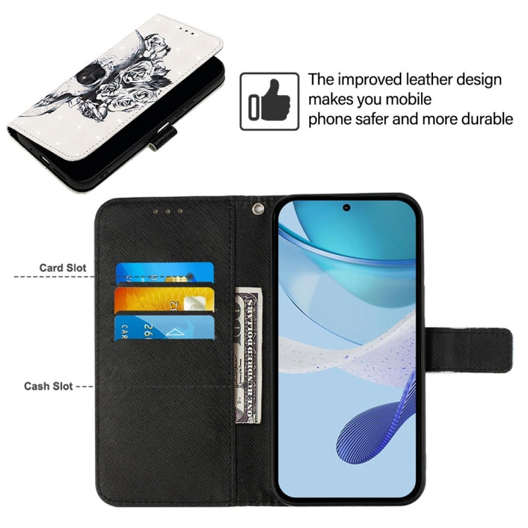 For Honor X8b Global 3D Painting Horizontal Flip Leather Phone Case